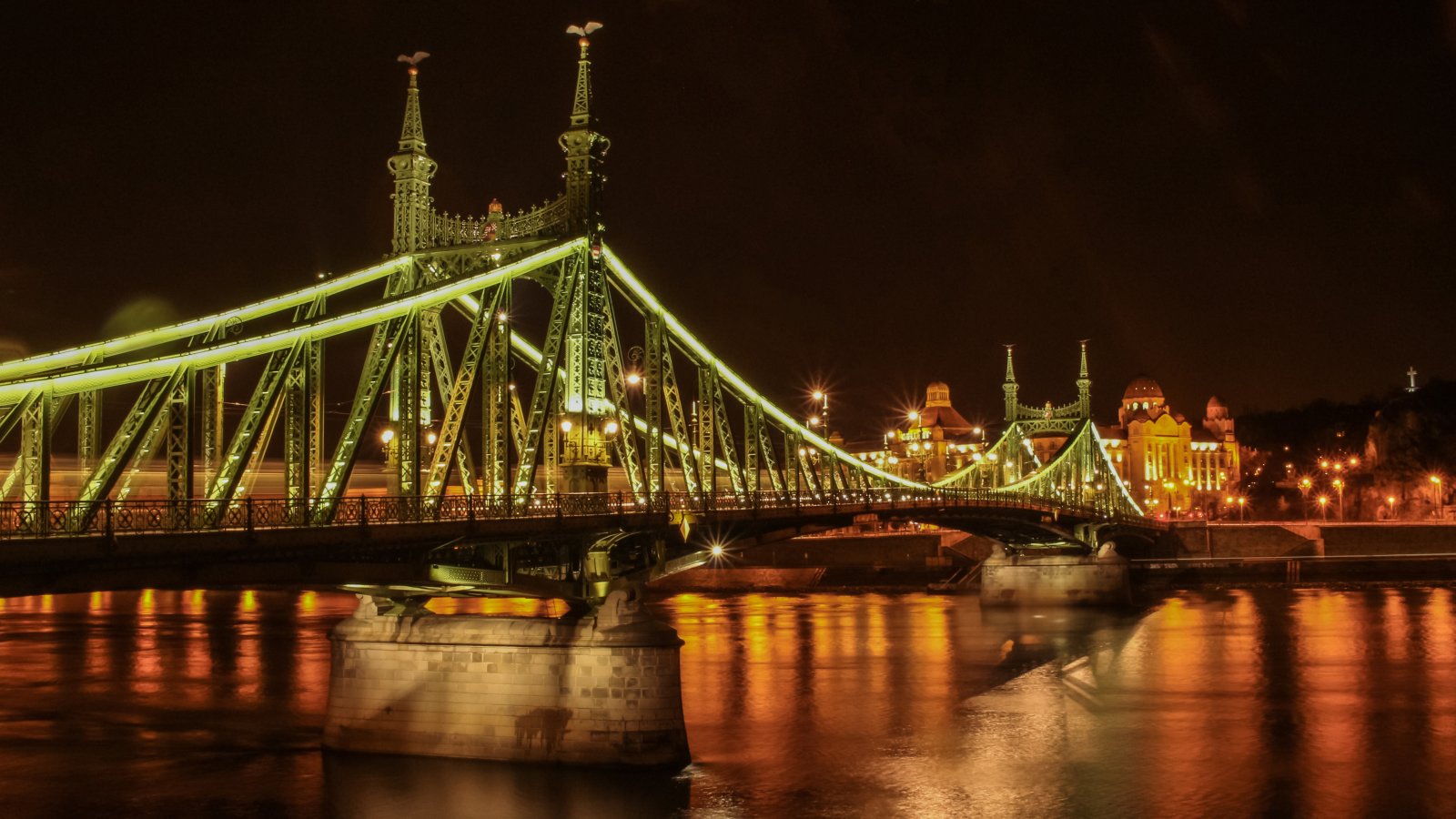 Die Freiheitsbrücke in Budapest