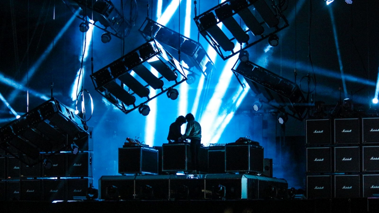 Justice live auf dem Vive Latino Festival