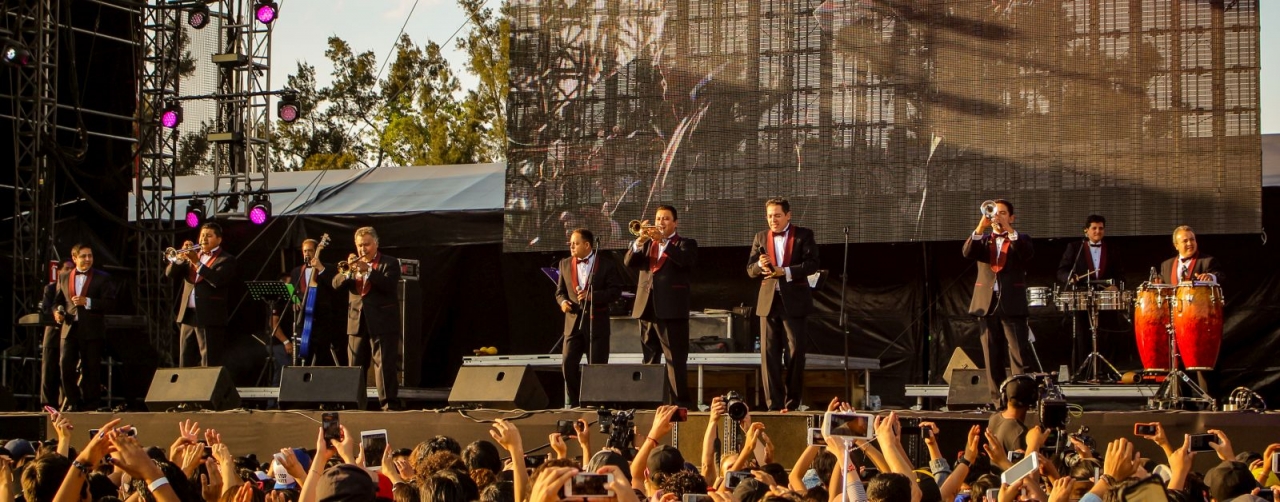 La Sonora Santanera live auf dem Vive Latino Festival