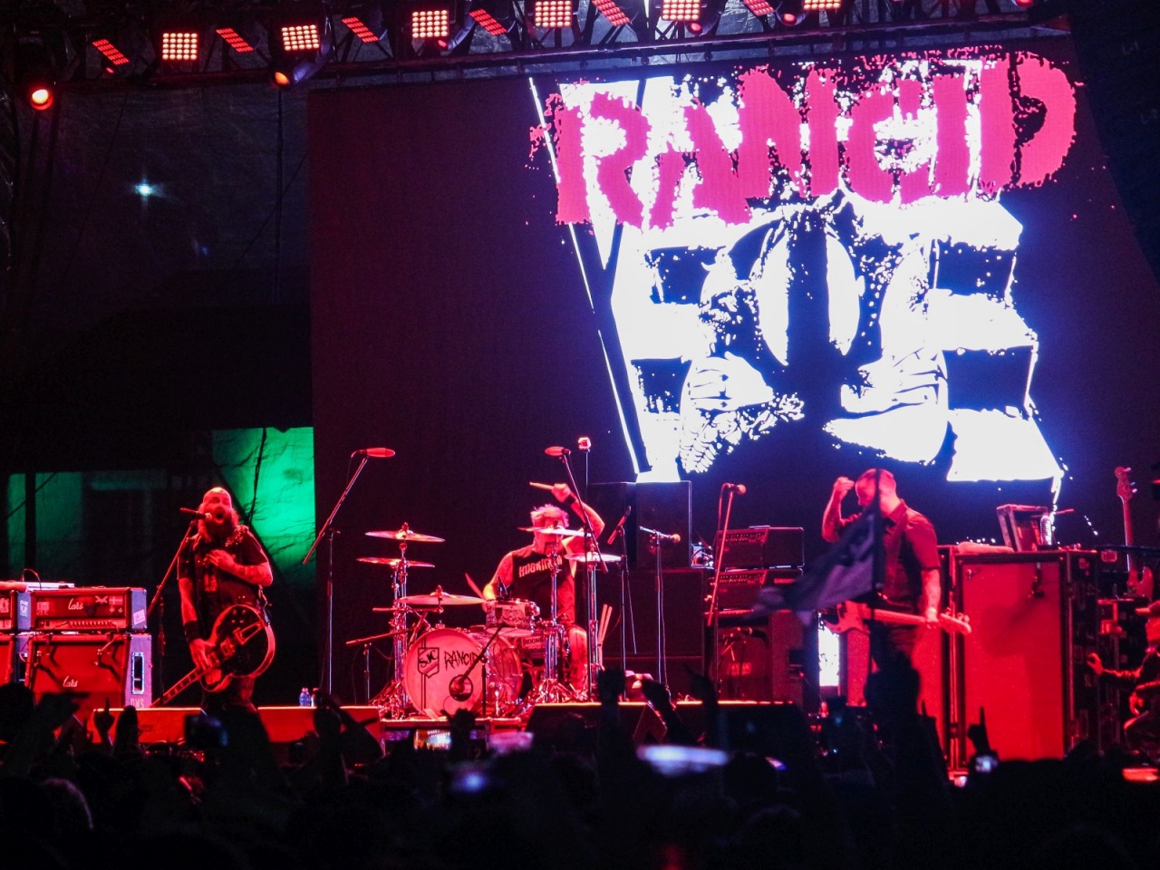 Rancid live auf dem Vive Latino Festival