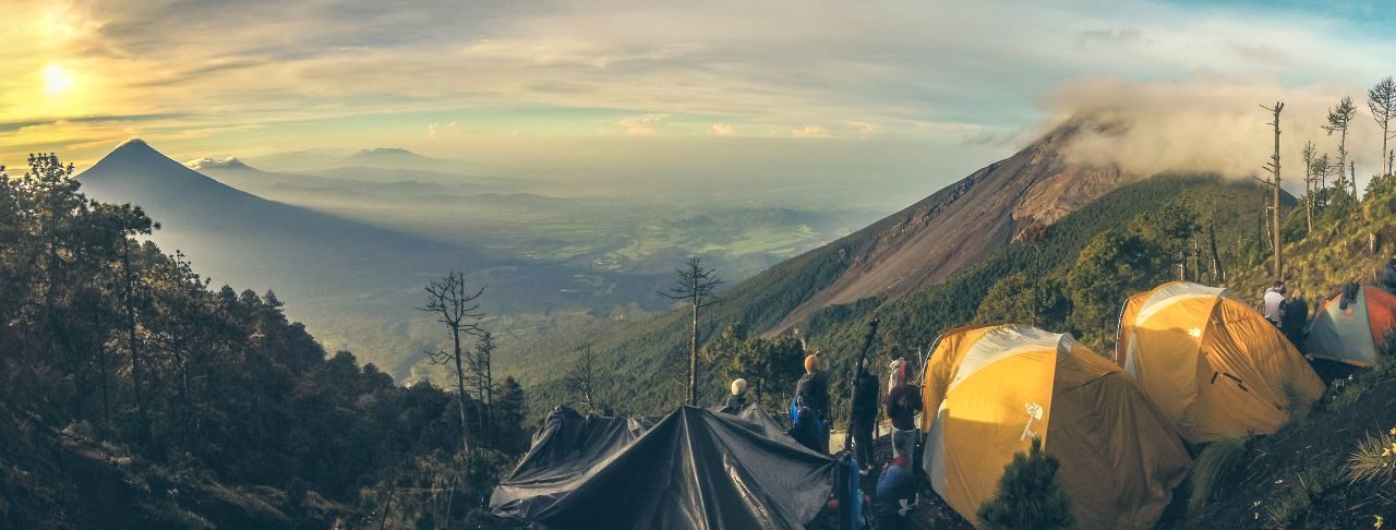 Campen auf dem Acatenango