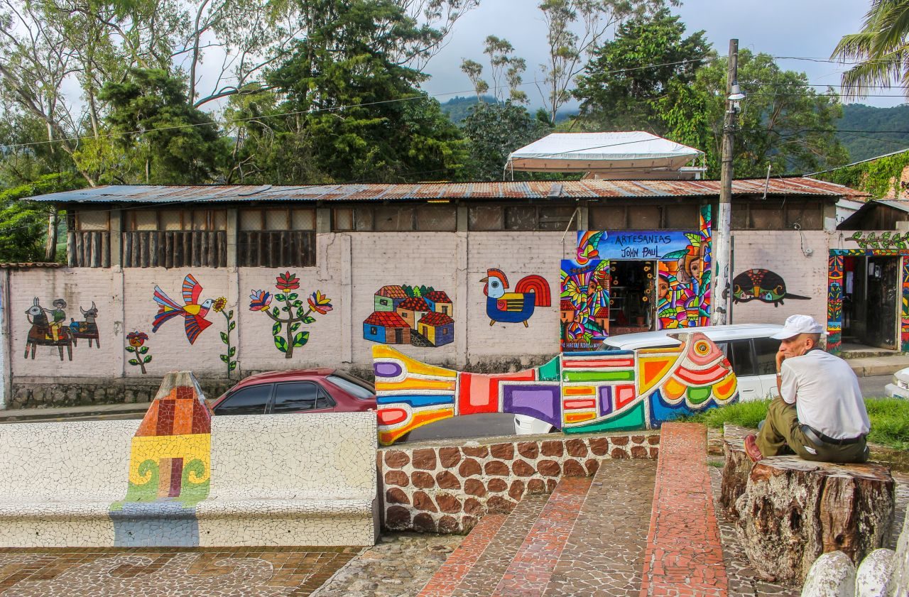 Murals in La Palma, El Salvador