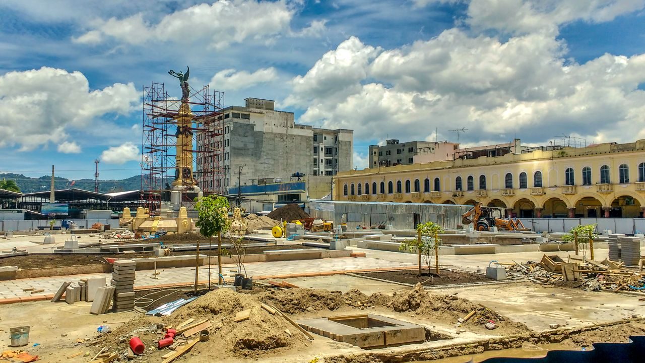 Baustelle in San Salvador