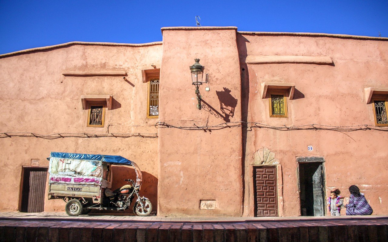 Stadtbild Marrakesch