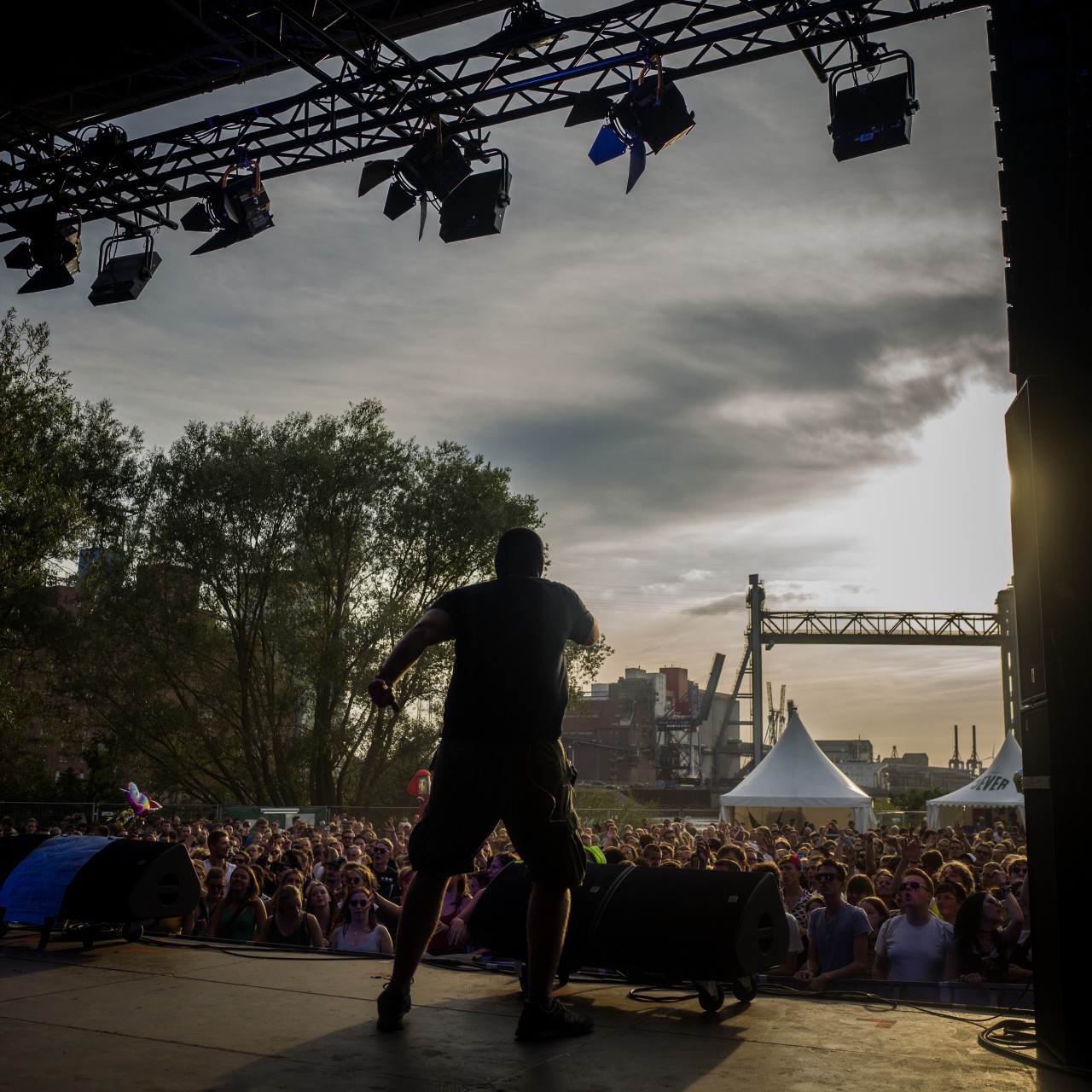 Waving the Guns live auf dem MS Dockville Festival