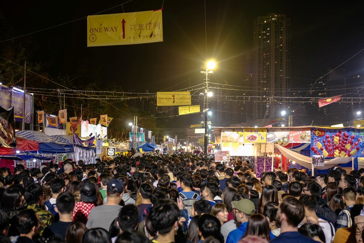 Blumenmarkt in Hong Kong